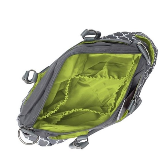 JJ Cole Stone Arbor Satchel Diaper Bag - Picture 2 of 6